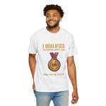 "The Buffer Didn't Care" Funny BQ Marathon Runner Comfort Colors 1717 T-Shirt