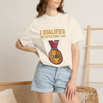 "The Buffer Didn't Care" Funny BQ Marathon Runner Comfort Colors 1717 T-Shirt