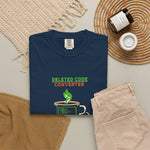 "Deleted Code Converter" Funny Programmer & Developer Comfort Colors T-Shirt