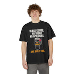 "No Apologies" Fierce Sports Mom & Boss Lady Oversized Drop-Shoulder Tee