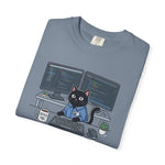 "Local Tech Office Professional" Funny Cat Programmer Comfort Colors 1717 T-Shirt