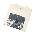 "Local Tech Office Professional" Funny Cat Programmer Comfort Colors 1717 T-Shirt