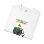 "Deleted Code Converter" Funny Programmer & Developer Comfort Colors T-Shirt