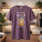 Somatic Breathing? I'm on Iced Coffee Protocol" Funny Self-Care Comfort Colors 1717 T-Shirt