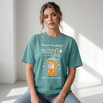 Somatic Breathing? I'm on Iced Coffee Protocol" Funny Self-Care Comfort Colors 1717 T-Shirt