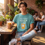 Somatic Breathing? I'm on Iced Coffee Protocol" Funny Self-Care Comfort Colors 1717 T-Shirt