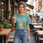 Somatic Breathing? I'm on Iced Coffee Protocol" Funny Self-Care Comfort Colors 1717 T-Shirt