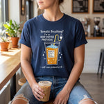 Somatic Breathing? I'm on Iced Coffee Protocol" Funny Self-Care Comfort Colors 1717 T-Shirt