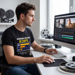 Rendering Emotions At 24FPS" Video Editor & Animator Heavyweight Oversized T-Shirt