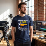 Rendering Emotions At 24FPS" Video Editor & Animator Heavyweight Oversized T-Shirt