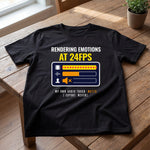 Rendering Emotions At 24FPS" Video Editor & Animator Heavyweight Oversized T-Shirt