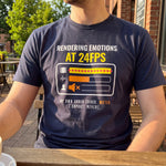 Rendering Emotions At 24FPS" Video Editor & Animator Heavyweight Oversized T-Shirt