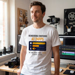 Rendering Emotions At 24FPS" Video Editor & Animator Heavyweight Oversized T-Shirt