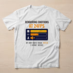 Rendering Emotions At 24FPS" Video Editor & Animator Heavyweight Oversized T-Shirt