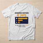 Rendering Emotions At 24FPS" Video Editor & Animator Heavyweight Oversized T-Shirt