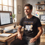 "Still Billing" Funny Graphic Designer T-Shirt | Pixel-Perfect Freelancer Tee