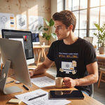 "Still Billing" Funny Graphic Designer T-Shirt | Pixel-Perfect Freelancer Tee