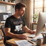 "Still Billing" Funny Graphic Designer T-Shirt | Pixel-Perfect Freelancer Tee