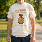 "The Buffer Didn't Care" Funny BQ Marathon Runner Comfort Colors 1717 T-Shirt