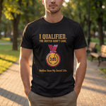 "The Buffer Didn't Care" Funny BQ Marathon Runner Comfort Colors 1717 T-Shirt