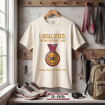 "The Buffer Didn't Care" Funny BQ Marathon Runner Comfort Colors 1717 T-Shirt