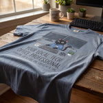 "Local Tech Office Professional" Funny Cat Programmer Comfort Colors 1717 T-Shirt
