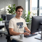 "Local Tech Office Professional" Funny Cat Programmer Comfort Colors 1717 T-Shirt