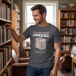 "Raw. Shrink-Wrapped. Unread." Funny Book Collector & Reader Staple T-Shirt