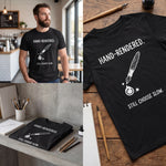 "Hand-Rendered. Still Choose Slow" Analog Artist & Writer Bella Canvas T-Shirt