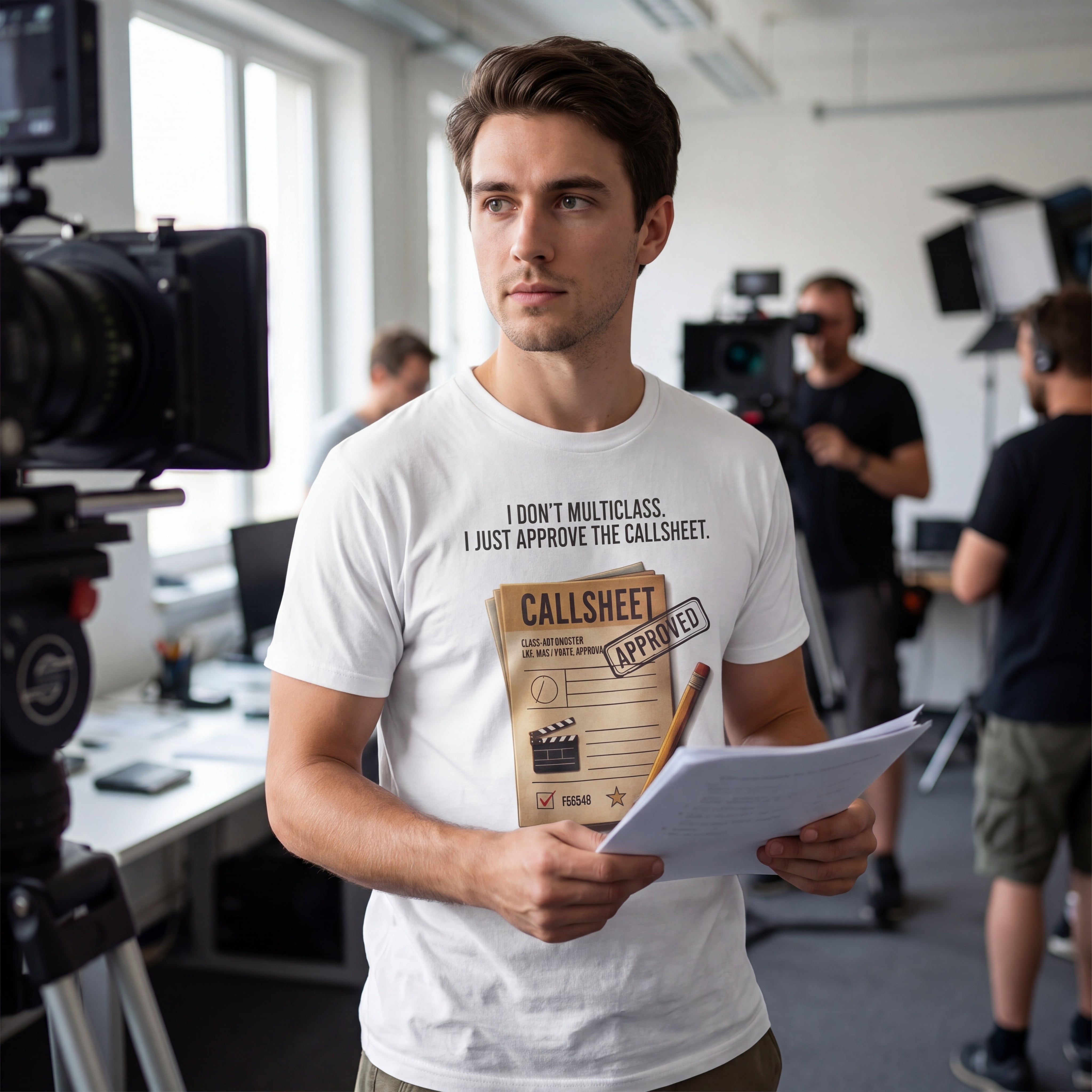 "Approve The Callsheet" Funny Film Producer & Director Comfort Colors T-Shirt