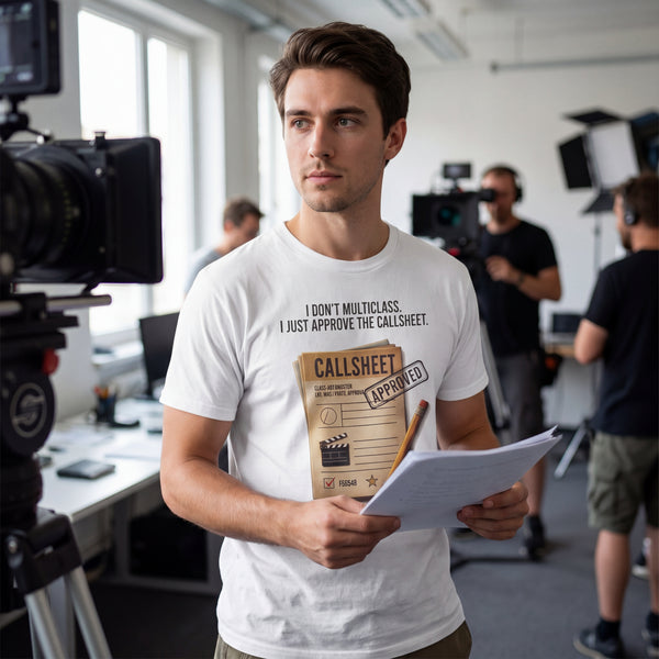 "Approve The Callsheet" Funny Film Producer & Director Comfort Colors T-Shirt