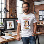 "No Comic Sans. Promoted." Funny Corgi Art Director Comfort Colors T-Shirt
