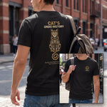"Cat's Undo History" Funny Graphic Designer & Cat Lover Heavy Cotton T-Shirt
