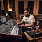 "Espresso Fueled Beatblock" Funny Music Producer & Lo-Fi Beatmaker T-Shirt