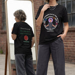 "No-mas-te To Revisions" Funny Zen Graphic Designer 2-Sided T-Shirt