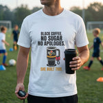 "No Apologies" Fierce Sports Mom & Boss Lady Oversized Drop-Shoulder Tee