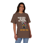 "No Apologies" Fierce Sports Mom & Boss Lady Oversized Drop-Shoulder Tee