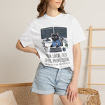 "Local Tech Office Professional" Funny Cat Programmer Comfort Colors 1717 T-Shirt