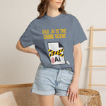 "File .AI Is The Crime Scene" Funny Graphic Designer Comfort Colors 1717 T-Shirt