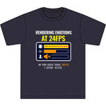 Rendering Emotions At 24FPS" Video Editor & Animator Heavyweight Oversized T-Shirt