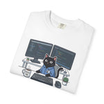 "Local Tech Office Professional" Funny Cat Programmer Comfort Colors 1717 T-Shirt