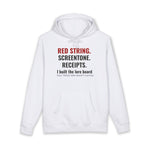 "I Built The Lore Board" Funny Manga Fandom Theorist Heavyweight Hoodie
