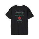 "No-mas-te To Revisions" Funny Zen Graphic Designer 2-Sided T-Shirt