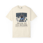 "Local Tech Office Professional" Funny Cat Programmer Comfort Colors 1717 T-Shirt