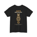 "Cat's Undo History" Funny Graphic Designer & Cat Lover Heavy Cotton T-Shirt