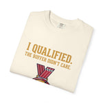 "The Buffer Didn't Care" Funny BQ Marathon Runner Comfort Colors 1717 T-Shirt