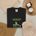 "Deleted Code Converter" Funny Programmer & Developer Comfort Colors T-Shirt