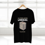 "Raw. Shrink-Wrapped. Unread." Funny Book Collector & Reader Staple T-Shirt
