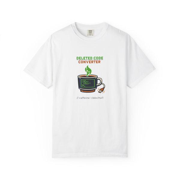 "Deleted Code Converter" Funny Programmer & Developer Comfort Colors T-Shirt