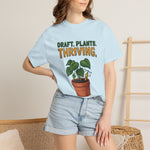 "Draft. Plants. Thriving." Funny Graphic Designer & Plant Lover Comfort Colors T-Shirt